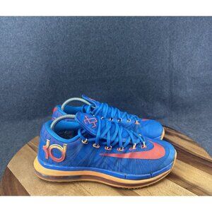 Nike KD 6 Elite Team Men's Basketball Shoes Blue/Orange Size 8 2014